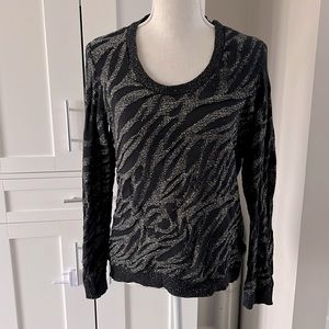 Sparkling black sweater size M